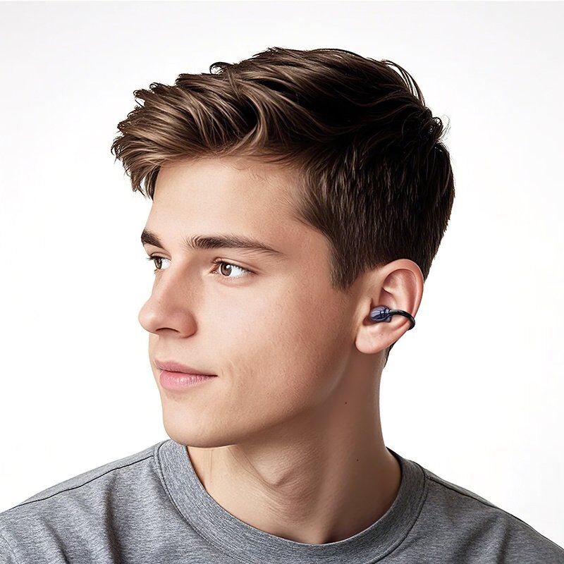 Бездротові навушники HOCO EA5 Duke Ⅲ clip-on true wireless, чорний