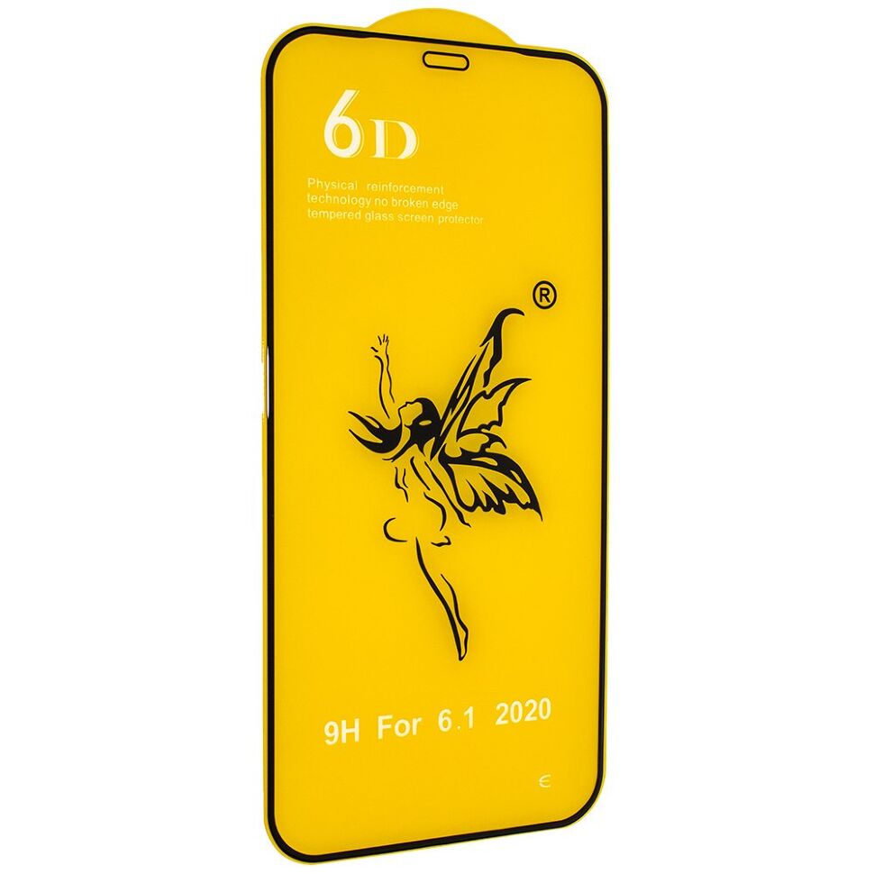 Захисне скло 6D PREMIUM APPLE IPHONE 12 PRO 6,1" ЧОРНИЙ