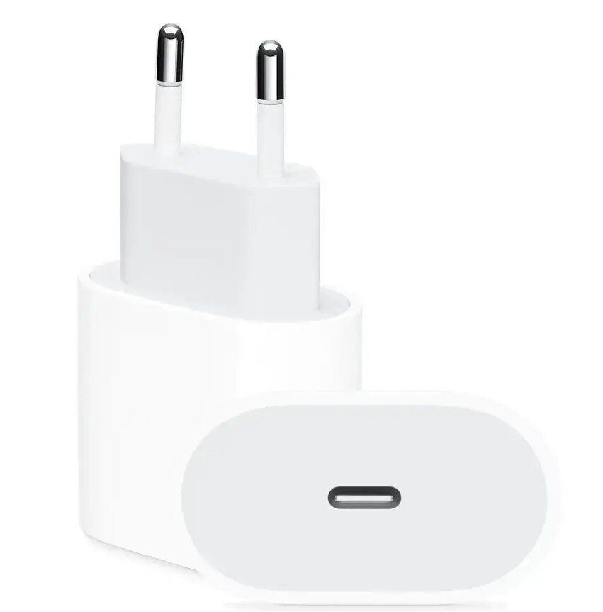 Мережевий зарядний пристрій USB-C 20W APPLE MODEL A2347 PD 3000mA ORIGINAL БЕЗ УПАКОВКИ БЕЗ ЛОГО