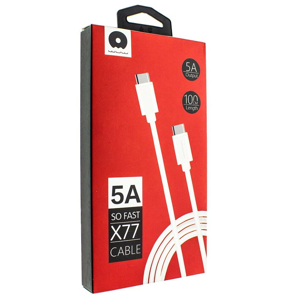 Кабель USB-C WUW X77 Type-C - Lightning (5A)