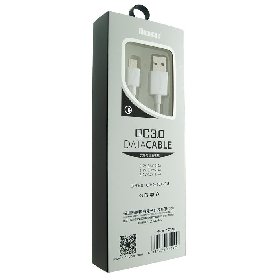 Кабель USB MODOCEE MDK-X13 4A TYPE-C USB