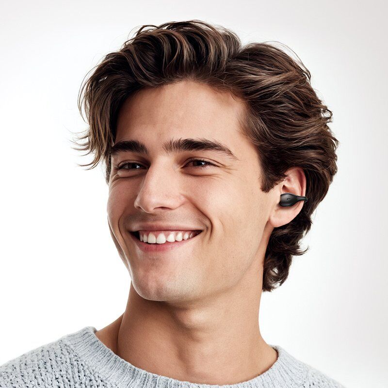 Бездротові навушники HOCO EA9 Clear sound clip-on true wireless, чорний