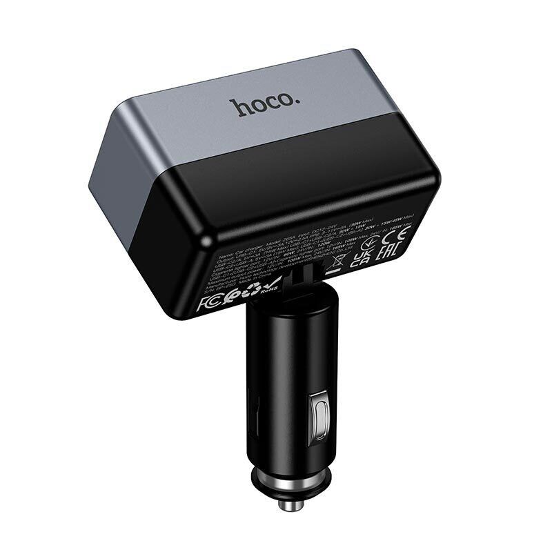 АЗУ HOCO Z65A PD45W (1 разъем прикуривателя/2Type-C/1USB) (11pc) (черный)
