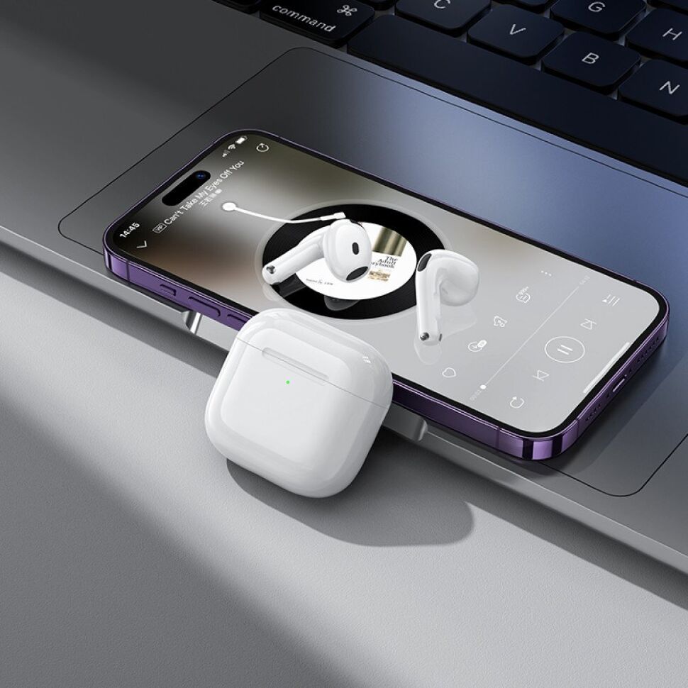 Бездротові навушники HOCO EW84 TWS Bluetooth 5.4, білі