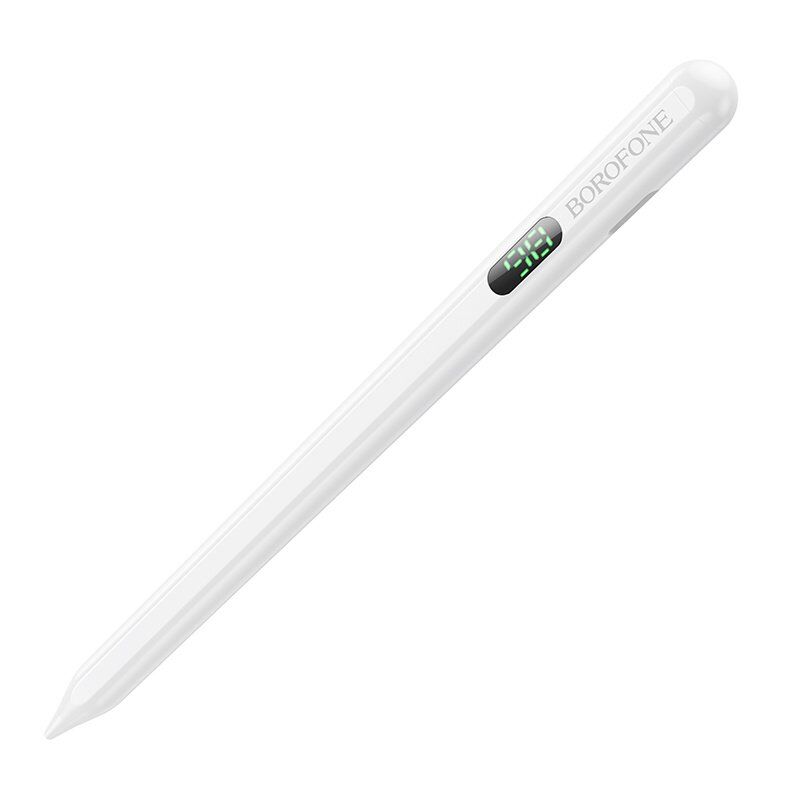 Стилус для планшета BOROFONE BG101 Active Capacitive Pen з цифровим дисплеєм, білий
