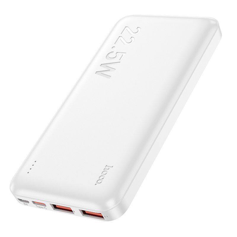 Power Bank HOCO J101 Astute 22.5W 10000mAh PD/QC, білий