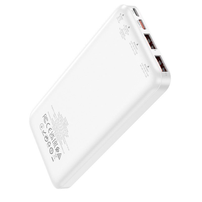 Power Bank HOCO J101 Astute 22.5W 10000mAh PD/QC, білий