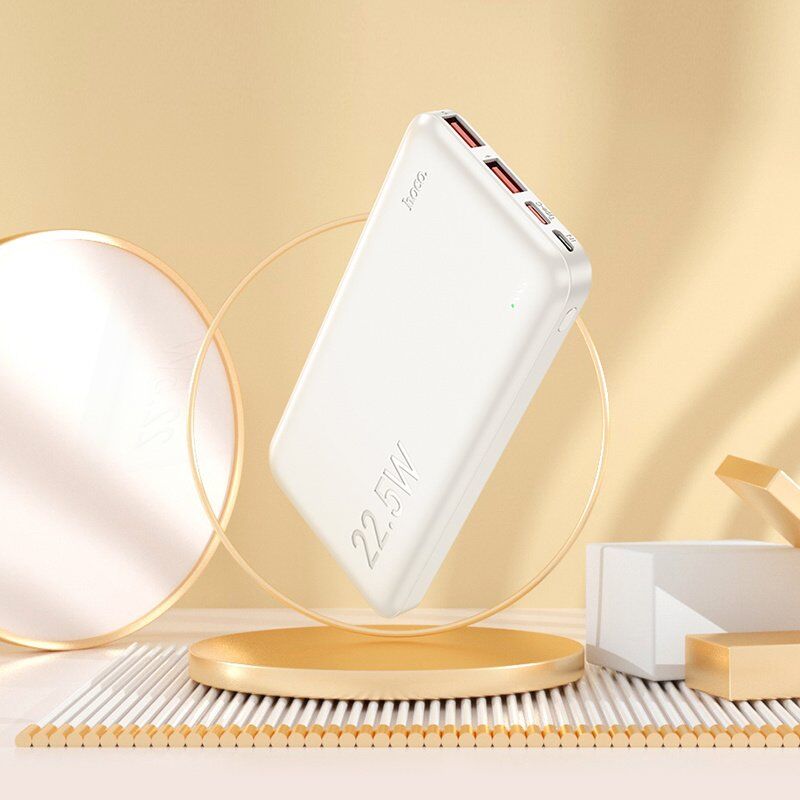 Power Bank HOCO J101 Astute 22.5W 10000mAh PD/QC, білий