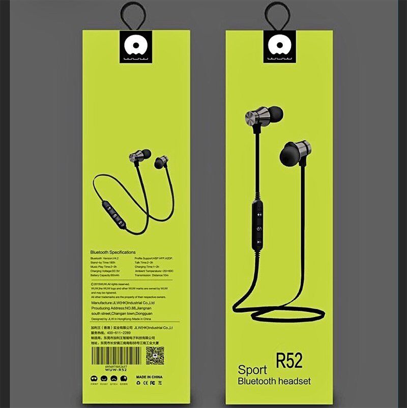 Бездротові навушники WUW R52 Wireless Bluetooth headset