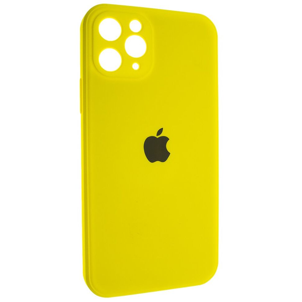 Задня накладка силіконова з закритою камерою для APPLE IPHONE 11 PRO (квадратні кути)