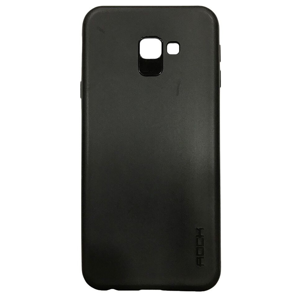 Ультратонка силіконова накладка ROCK Samsung J4+ 2018 (J415) (чорний)