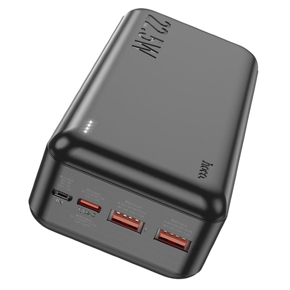 Power Bank HOCO J101B Astute 22.5W 30000 mAh чорний