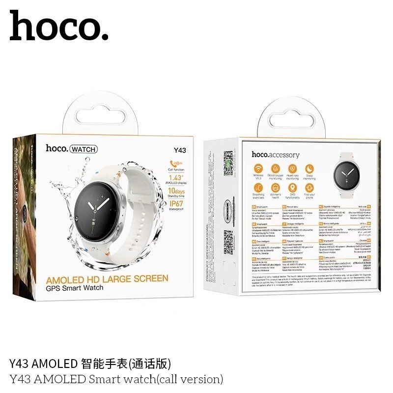 Годинник HOCO Y43 Smart sports watch (call version), SILVER