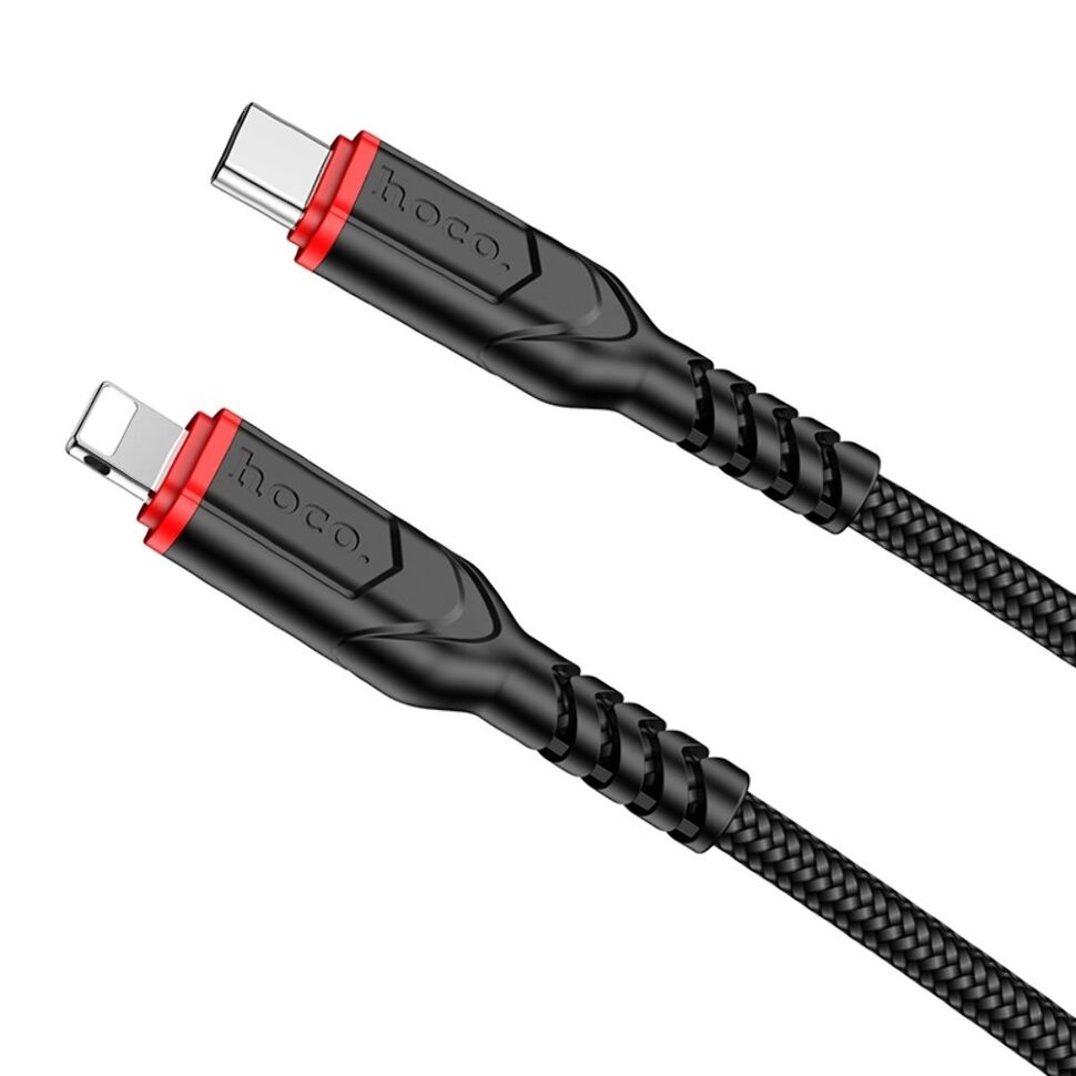USB-C кабель HOCO X59 PD Type-C - Lightning 2 MЕТРИ, ЧОРНИЙ