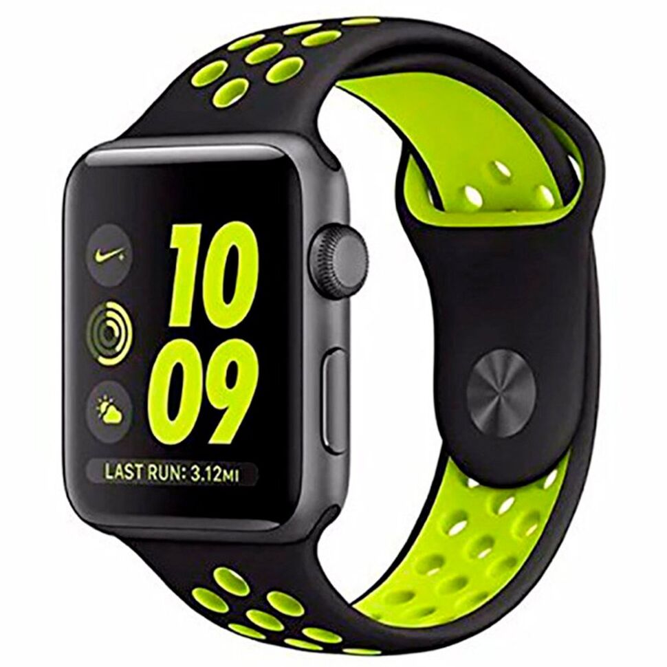 Ремінець силіконовий NIKE для Apple Watch 38мм | 40мм | 41мм LARGE SIZE