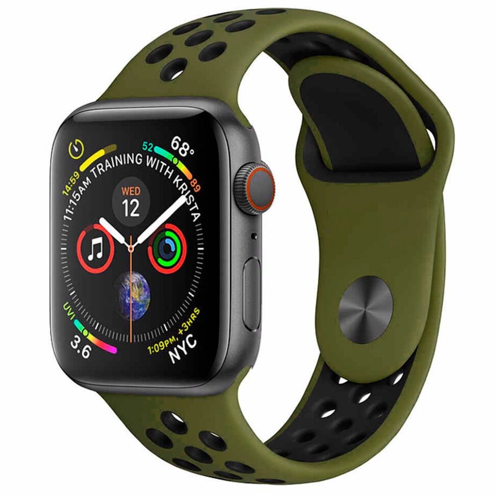 Ремінець силіконовий NIKE для Apple Watch 38мм | 40мм | 41мм LARGE SIZE