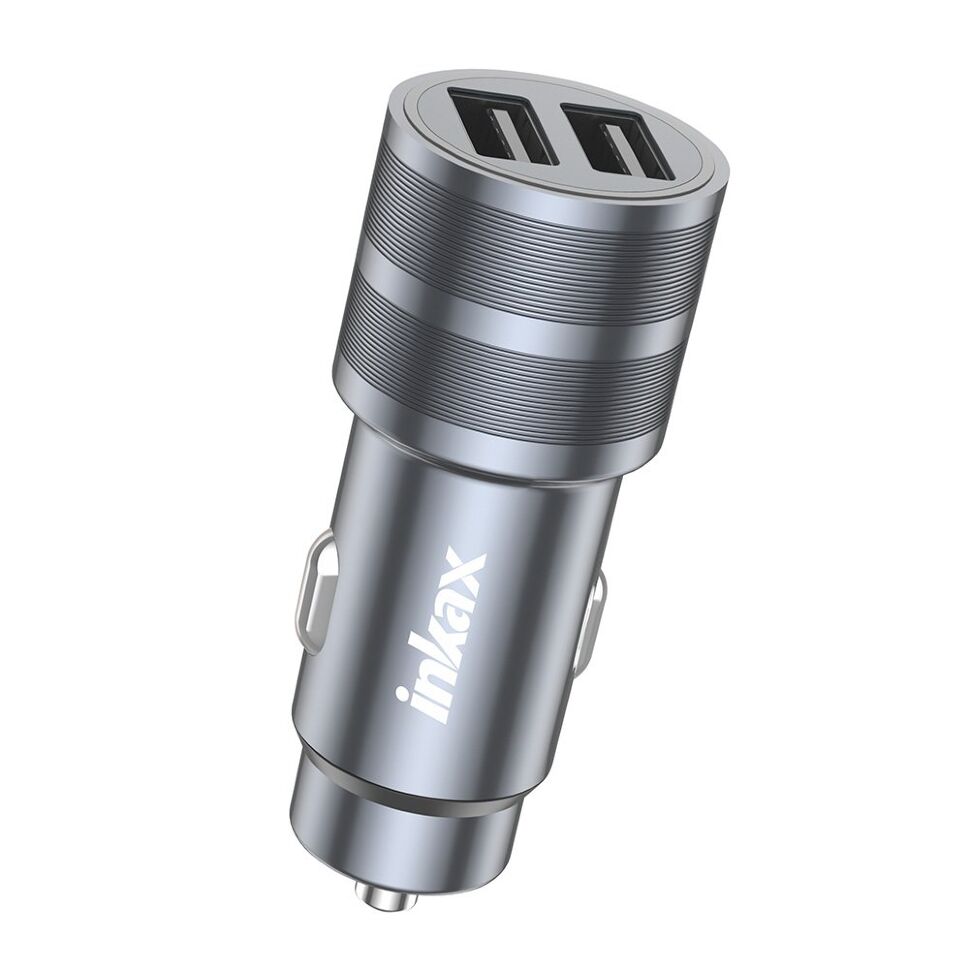 Автомобільний зарядний пристрій INKAX CC-49 1 USB QC 3.0 18W | 1 USB 2.4A 12W