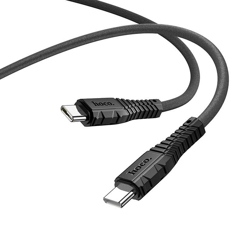 USB-C кабель HOCO X67 60W Type-C - Type-C 1 MЕТР ЧОРНИЙ