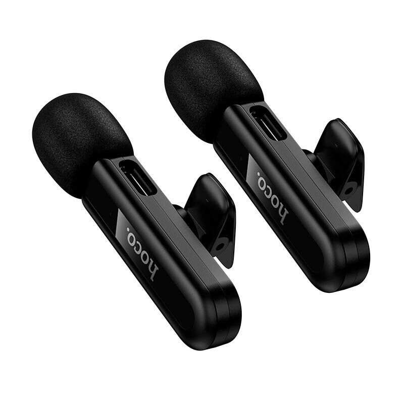 Бездротовий петличний мікрофон HOCO L20C 3.5mm / Lightning / TYPE-C