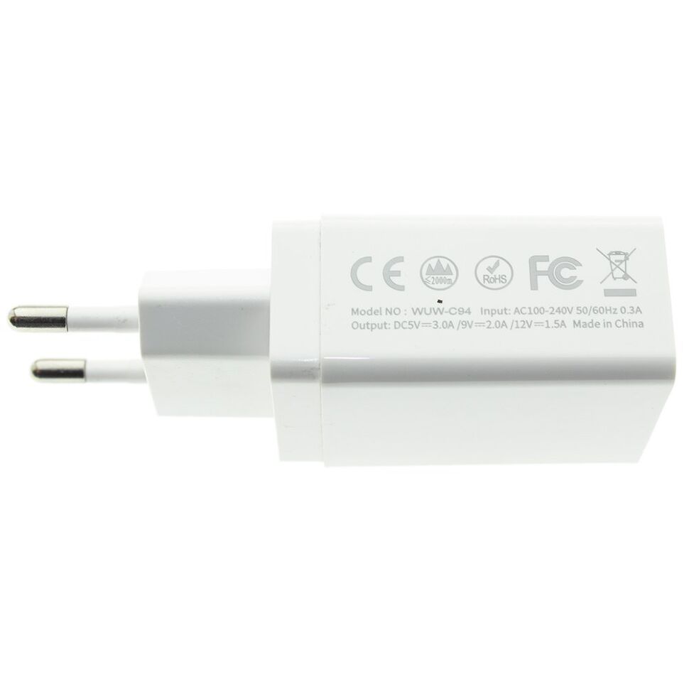 Зарядний пристрій WUW T27 3A + USB Lightning