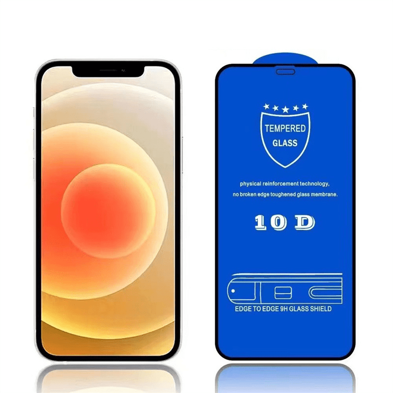 Захисне скло 10D для APPLE iPhone 15 PLUS | 14 PRO MAX | 16 PLUS чорний