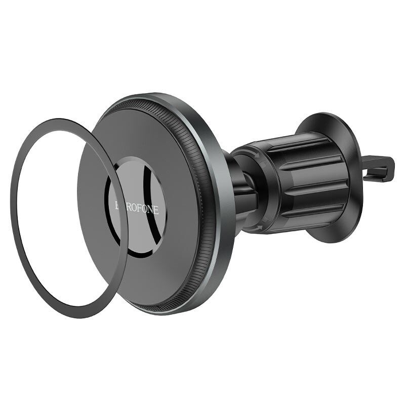 Автомобільний тримач BOROFONE BH202 magnetic 15W бездротова швидка зарядка - повітряна решітка