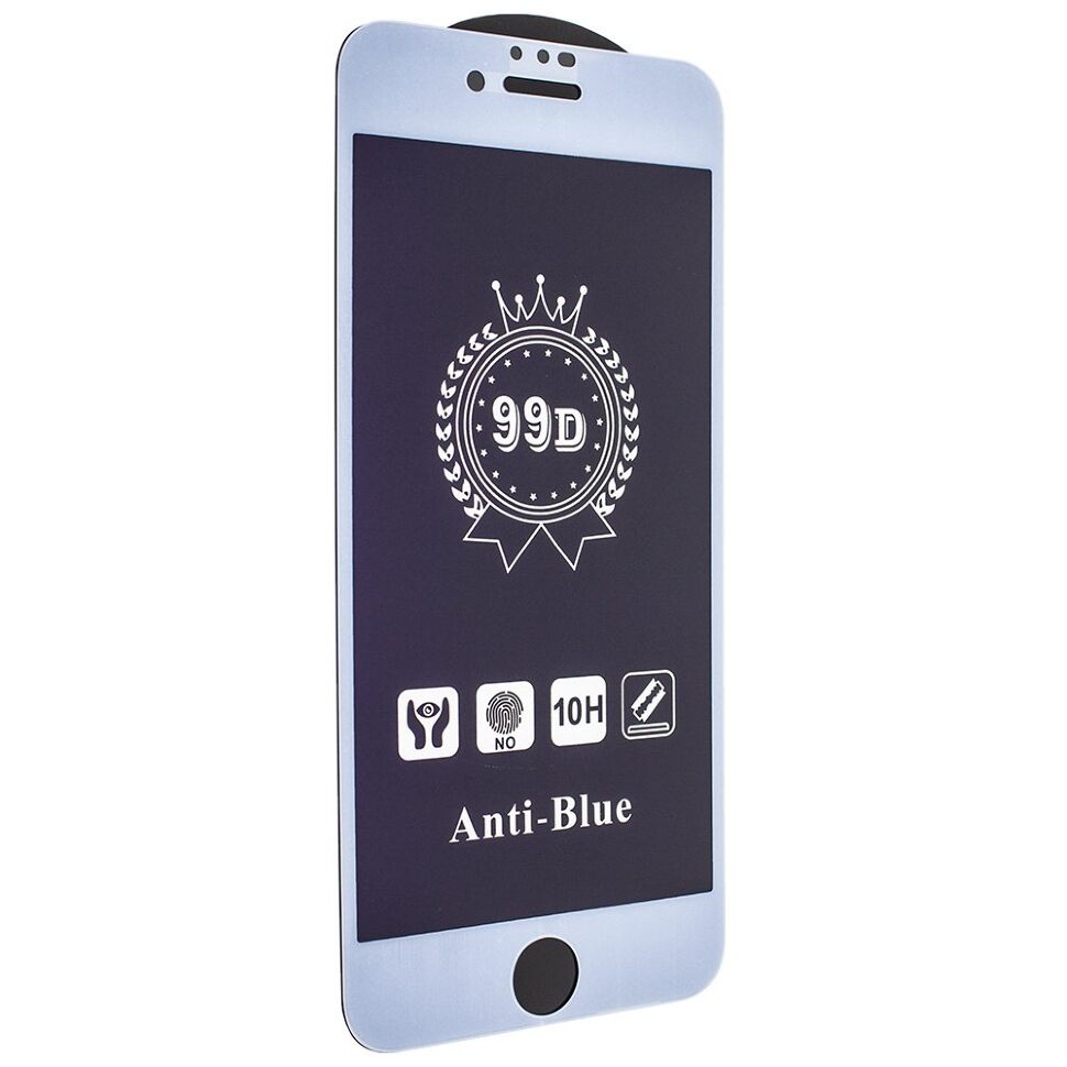 Захисне скло 99D BLUE LIGHT APPLE IPHONE 6 | 7 | 8 БІЛИЙ