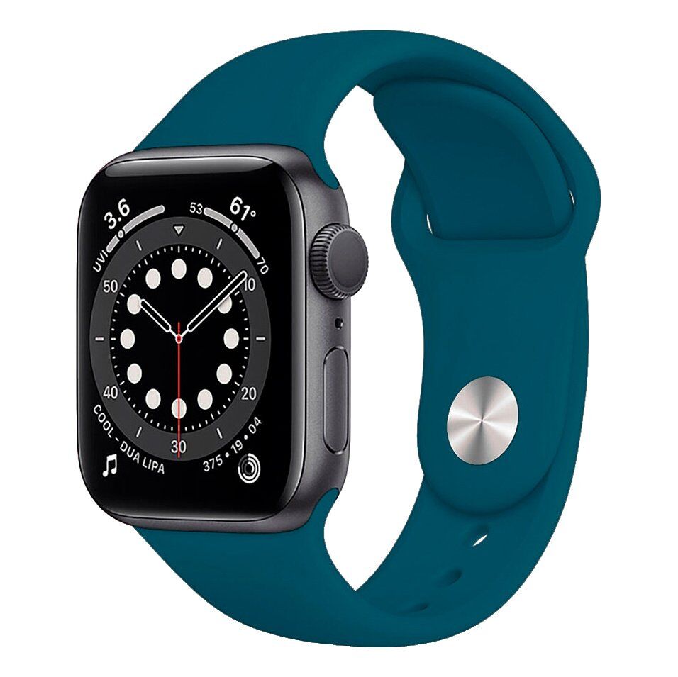 Ремінець силіконовий для Apple Watch 38мм | 40мм | 41мм LARGE SIZE