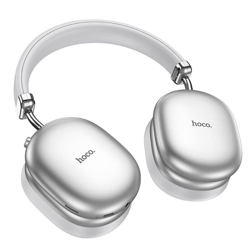 Бездротові повнорозмірні навушники HOCO W35 Max Silver Bluetooth 5.4/ANC/AUX/TF/90 годин