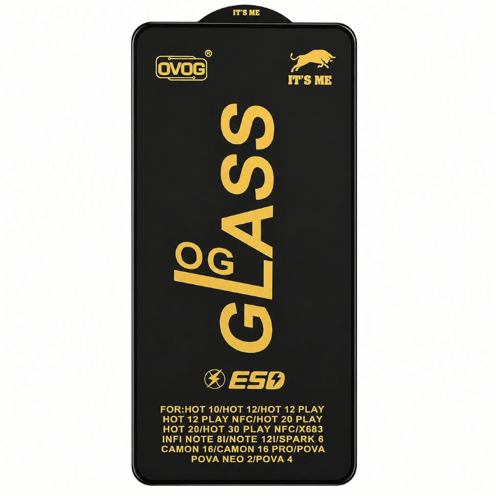 Захисне скло PREMIUM IT'S ME OG GLASS INFINIX HOT 20 | HOT 12 | HOT 12 PLAY | CAMON 16 | POVA 4 | POVA NEO 2 | INFINIX HOT 30 PLAY (X6835B)