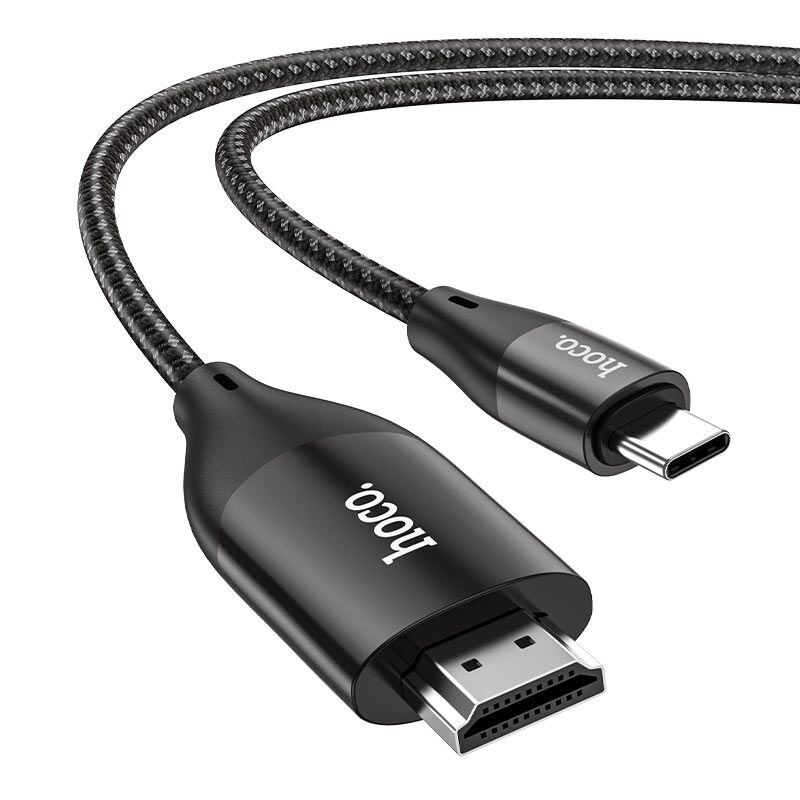Відеокабель HOCO UA16 Type-C  -  HDMI, 4K 30Hz, 2 м, сірий