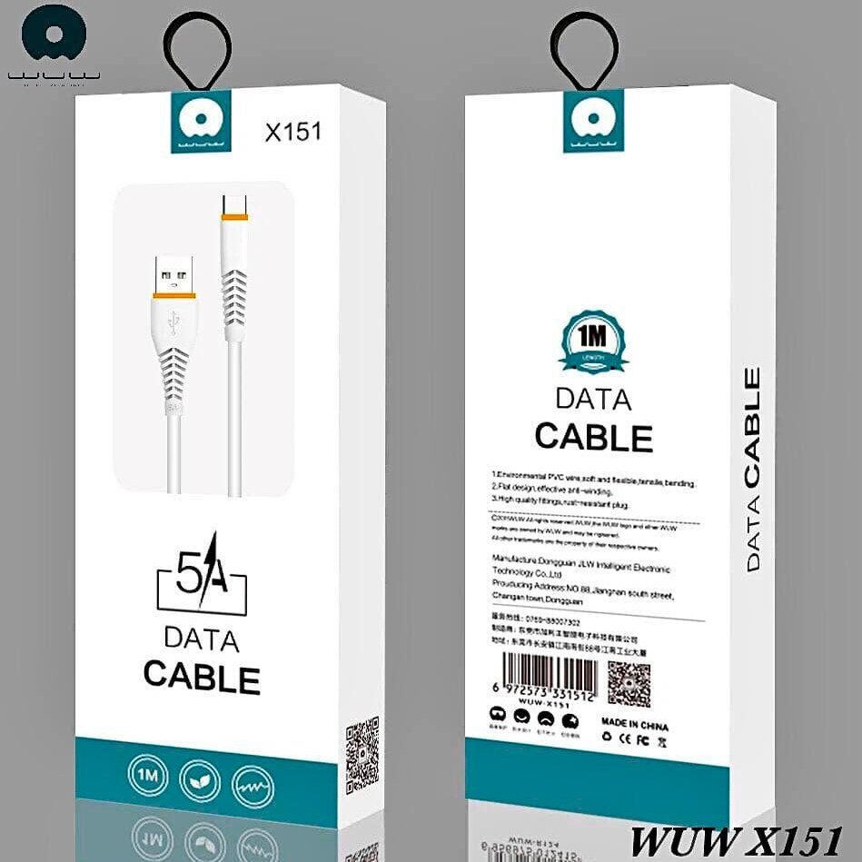 Кабель USB WUW X151 USB - micro USB 5A