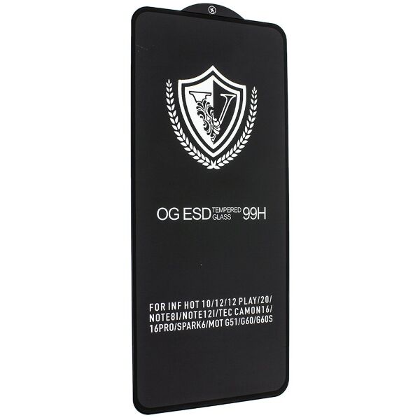 Захисне скло 99H OG ESD V Tecno Spark POVA NEO 3 | INFINIX HOT 10 | 12 | 12 PLAY  | 20 | NOTE 12 | MOTOROLA G51 | G60 | G60S | TECNO CAMON 16 | 16 PRO
