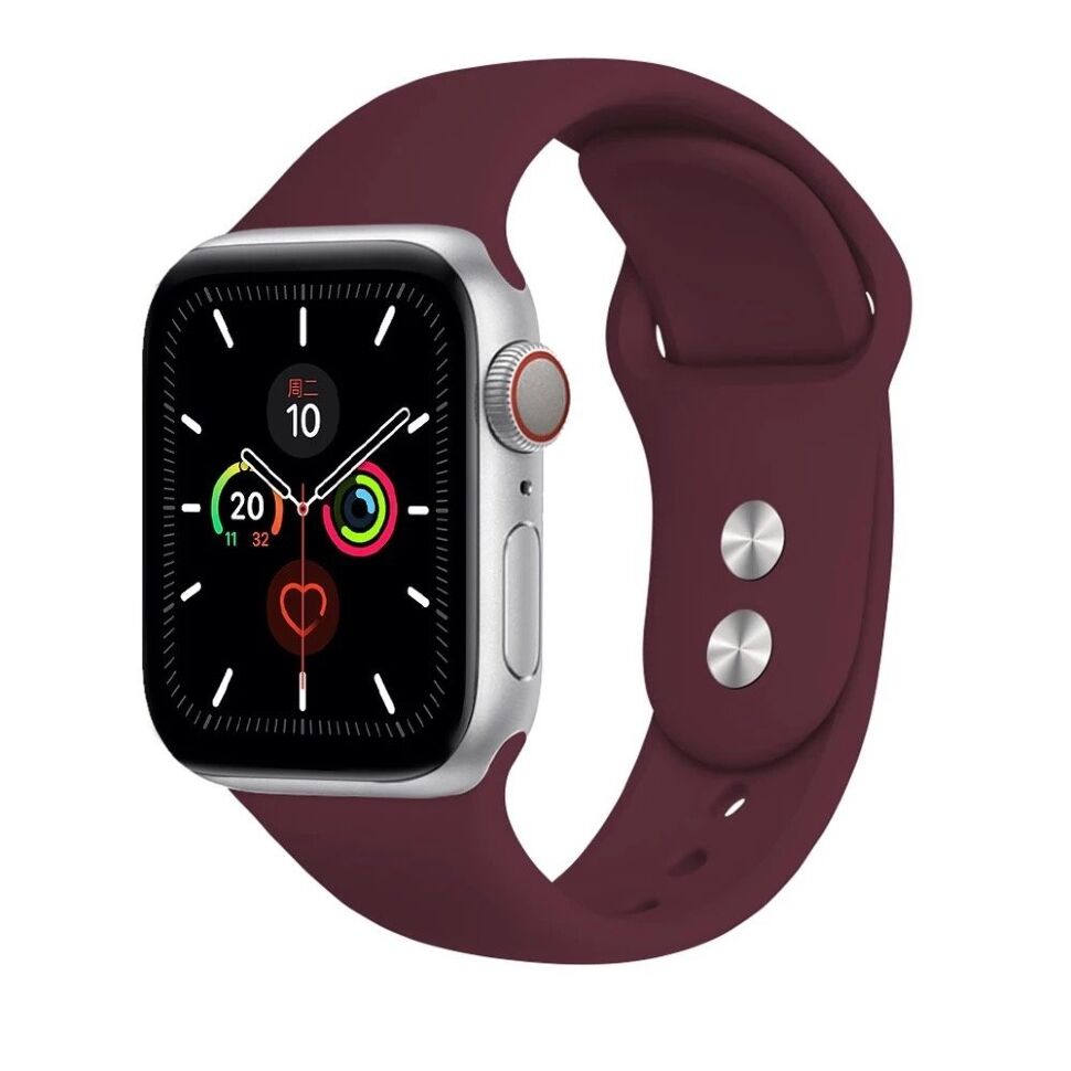 Ремінець силіконовий для Apple Watch 42мм | 44мм | 45мм | 49мм SMALL SIZE
