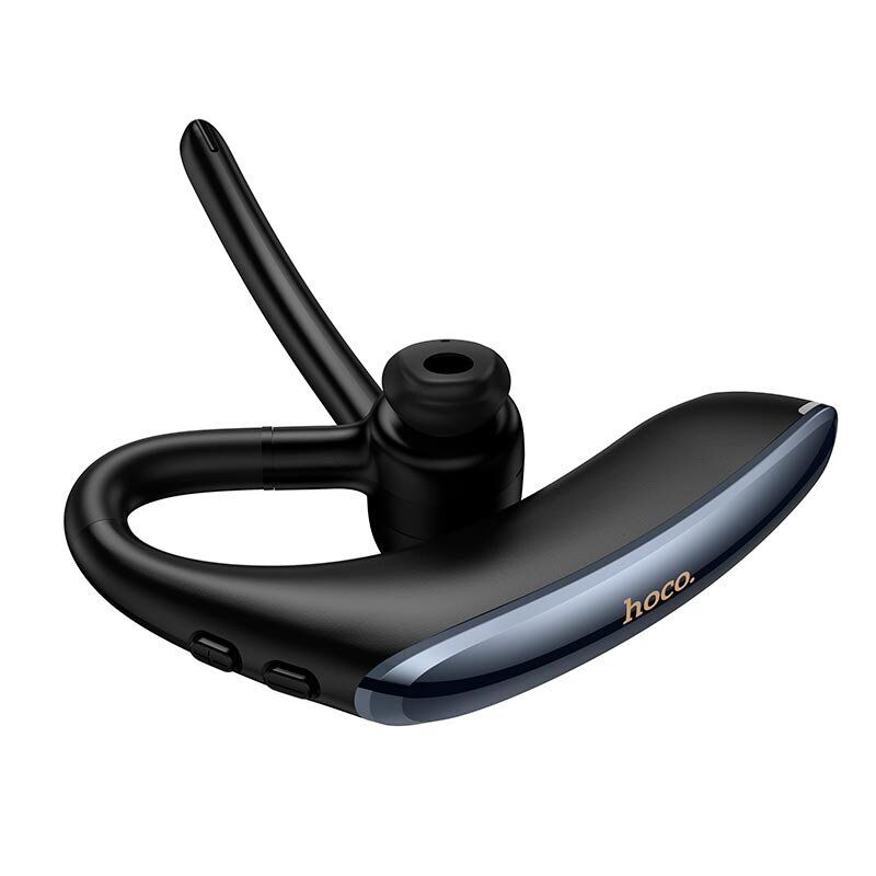 Bluetooth моно гарнітура HOCO E90 Liya ENC Bluetooth 6.0 чорна