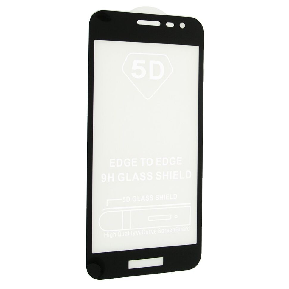Скло 5D FULL GLUE TRIPLEX SAMSUNG J260 Galaxy J2 CORE 2018 ЧОРНИЙ тех. пак.