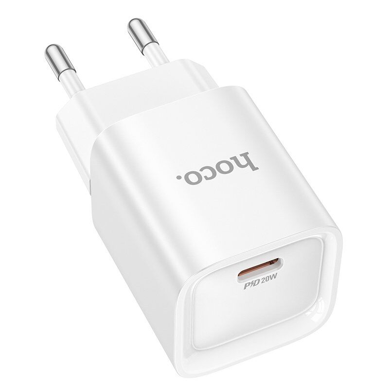 Сетевое зарядное устройство HOCO C146A TYPE-C PD 20W, белый