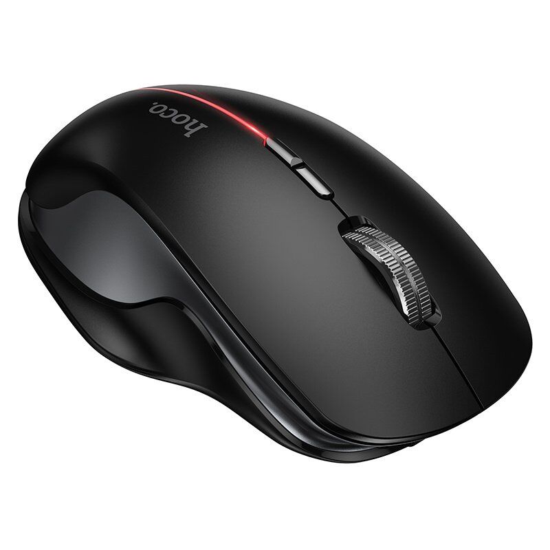Мишка бездротова HOCO GM40 Dixon RGB dual-mode (rechargeable version), dark night black