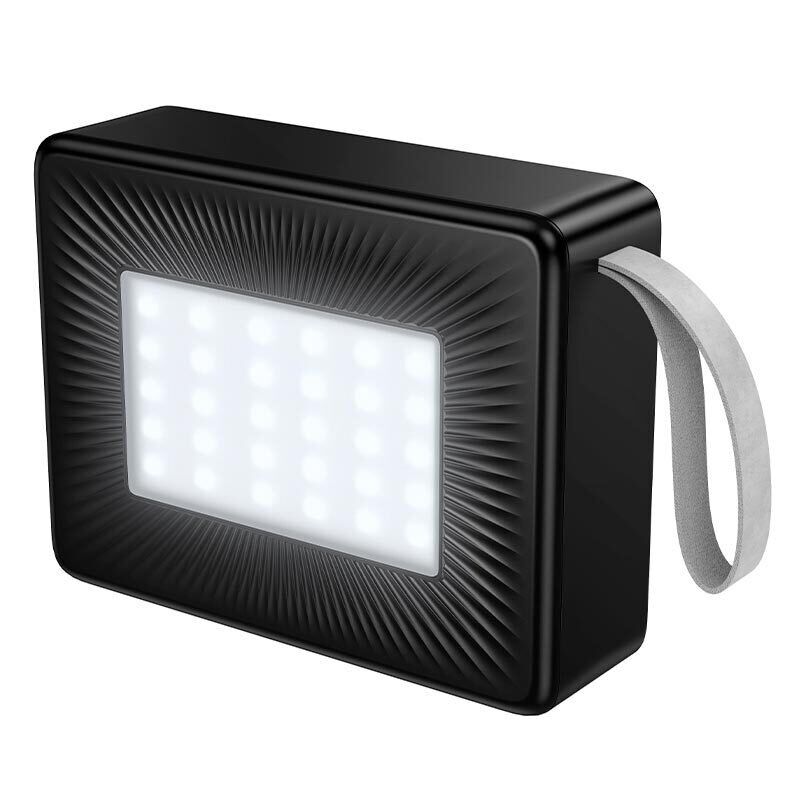 Power Bank HOCO J166 Carretera 22.5W + PD20W 50000mAh з LED-дисплеєм та ліхтариком, чорний