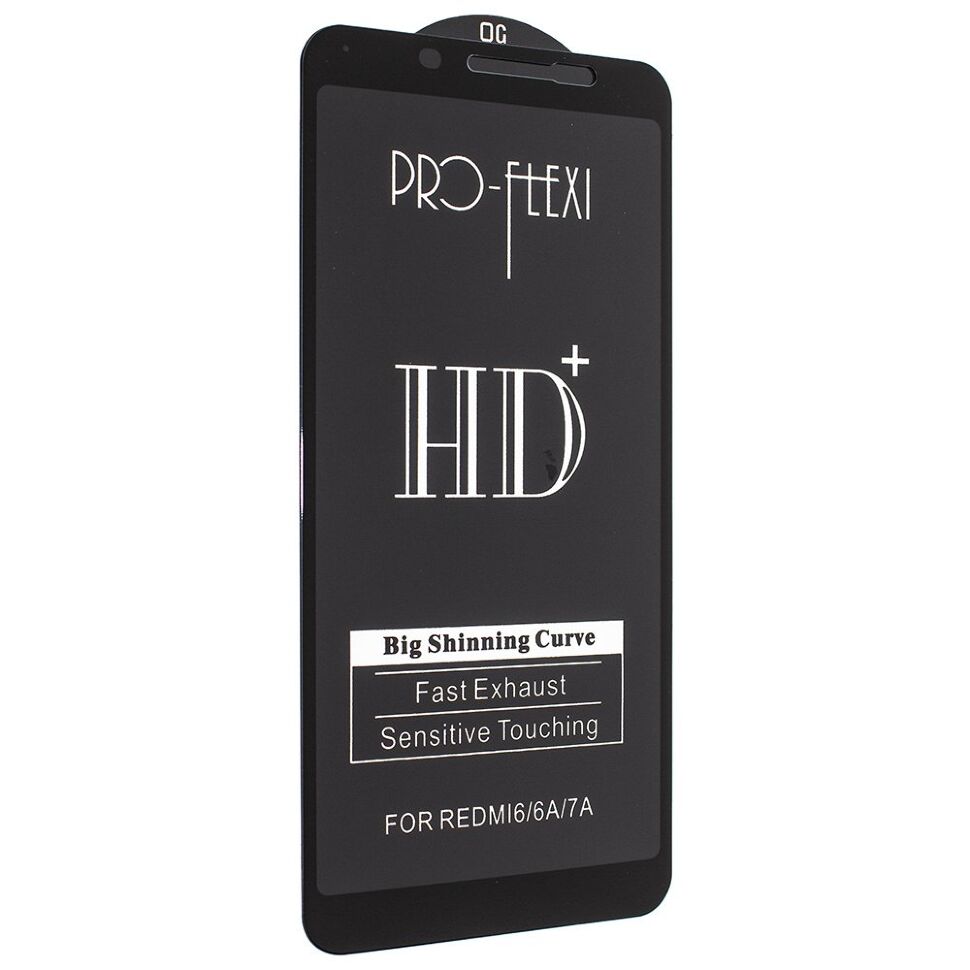 Захисне скло PRO-FLEXI HD+ XIAOMI Redmi 9 (2020) ЧОРНИЙ