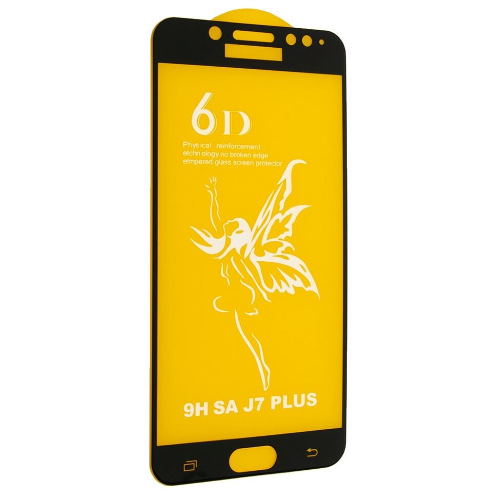 Захисне скло 6D PREMIUM SAMSUNG Galaxy J7 PLUS 2018