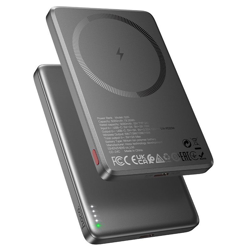 Power Bank HOCO Q26 "Joy" 20W 5000 mAh, чорний