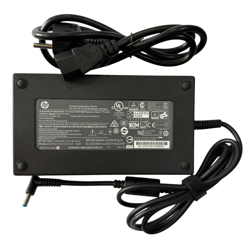 Блок живлення для ноутбука HP 200W 19.5V 10.3A (4.5*3.0 мм, PIN)