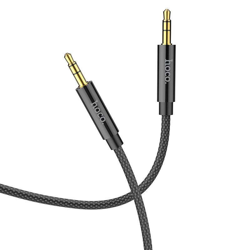 Кабель AUX HOCO UPA19 Jack 3.5 мм  -  Jack 3.5 мм, 2 м, чорний