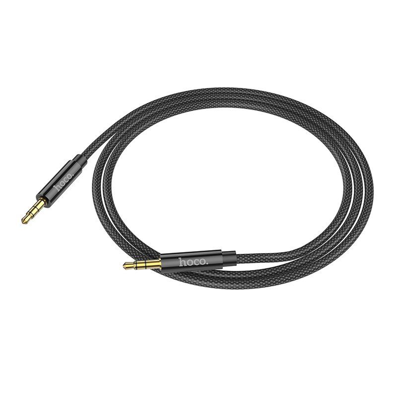 Кабель AUX HOCO UPA19 Jack 3.5 мм  -  Jack 3.5 мм, 2 м, чорний