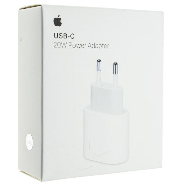 Мережевий зарядний пристрій USB-C 20W APPLE A2347 PD MHJE3ZM/A 3000 mA ORIGINAL В УПАКОВЦІ З ЛОГО