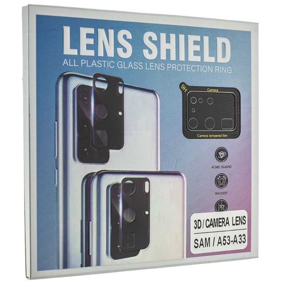 Захисне скло для камери 3D LENS SHIELD SAMSUNG A536 Galaxy A53 5G (2022) чорний