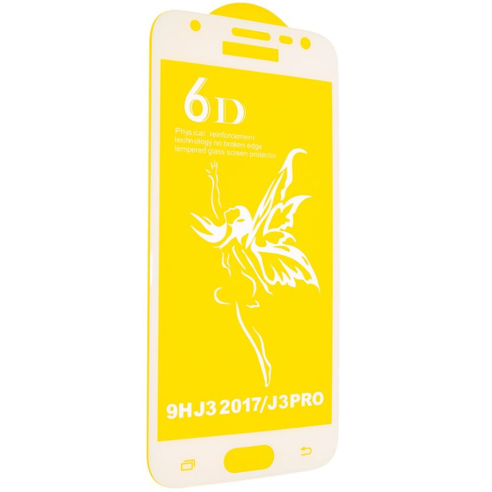 Захисне скло 6D PREMIUM SAMSUNG J330 Galaxy J3 2017 В УПАКОВЦІ