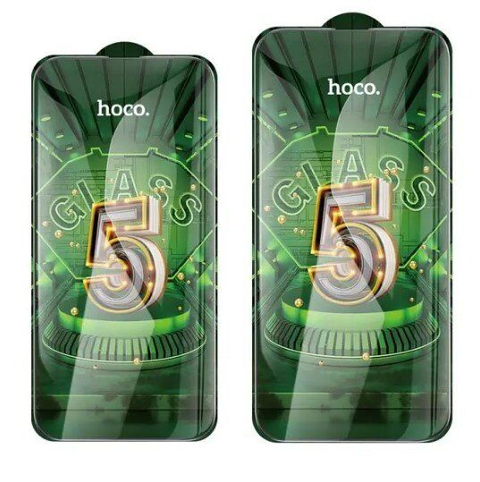 Скло для телефону HOCO G12 HD 5D large arc APPLE iPhone 15 | iPhone 16 6.1"