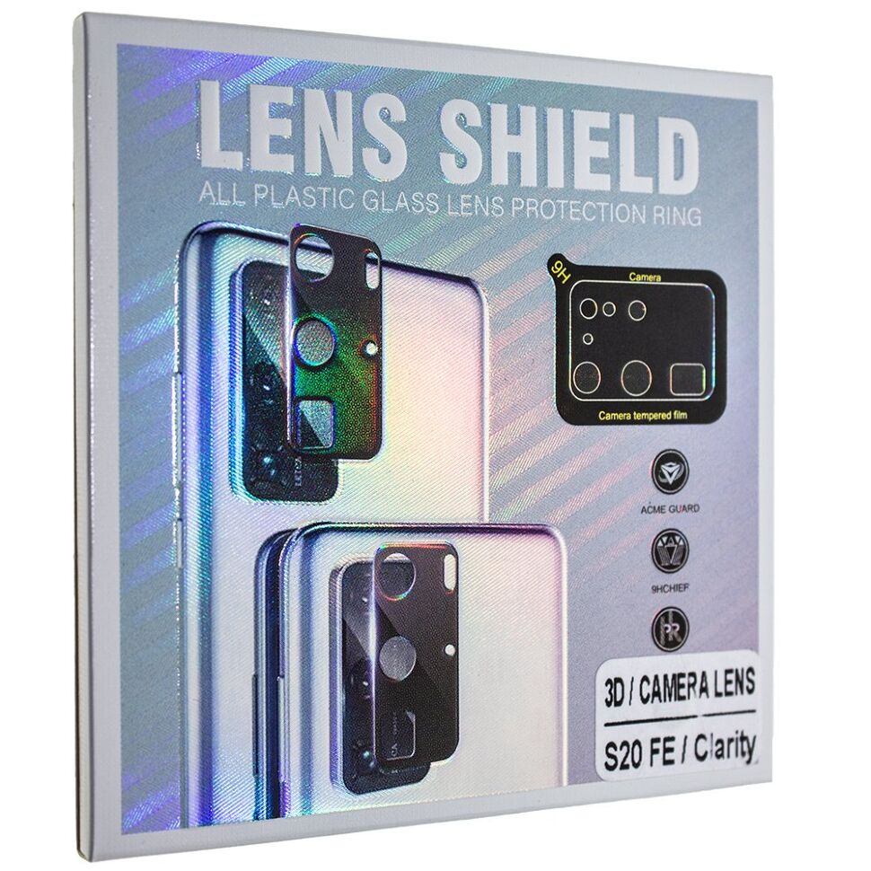 Захисне скло для камери 3D LENS SHIELD SAMSUNG G780 Galaxy S20 FE 2020 чорний